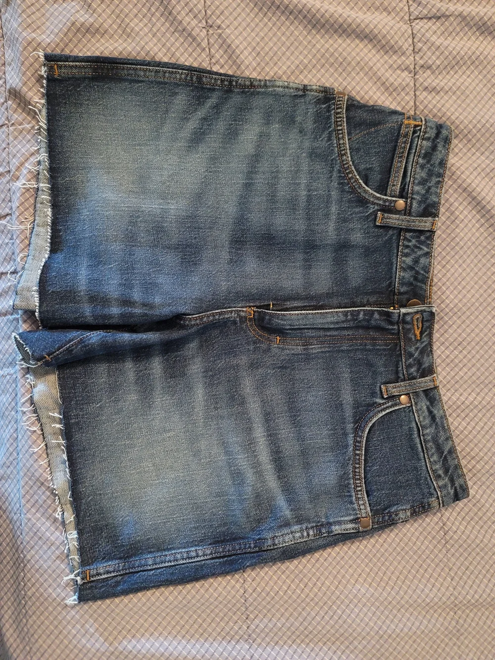 Wrangler Women’s Dark Blue Denim Jeans Shorts